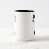 Beste "Banjo MAMA" jemals! Muttertag Zweifarbige Tasse (Mittel)