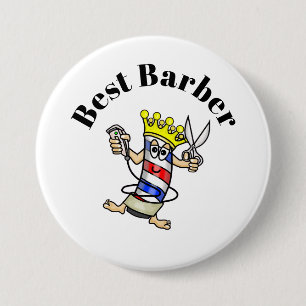 Beste Barberschaltfläche - Zeichen für den Barbers Button