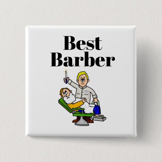 Beste Barbertaste - Einen Shave geben Button (Vorderseite)
