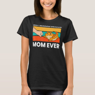 Beste bärtige Mama je Lizard Girl Bearded D T-Shirt