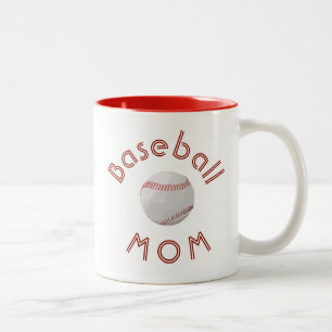 Beste "Baseball MAMA" jemals! Muttertag Zweifarbige Tasse