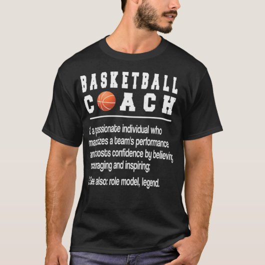 Beste Basketball-Coach - Geschenke Basketball Coac T-Shirt (Vorderseite)