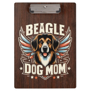 Beste Beagle Hund Mama je - Beagle Hund Lover Gesc Klemmbrett
