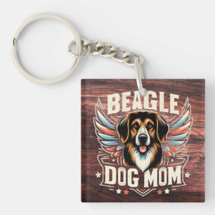 Beste Beagle Hund Mama je - Beagle Hund Lover Gesc Schlüsselanhänger
