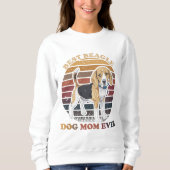 Beste Beagle Hund-Mama je Sweatshirt (Vorderseite)