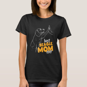 Beste Beagle Mama je Bester Beagle Mommy Mutter T-Shirt
