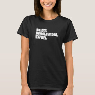 Beste Beagle Mama je für Hundebesitzerinnen Mädche T-Shirt