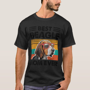 Beste Beagle Mama je Hunde Sonnenbrille Muttertag T-Shirt