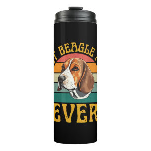 Beste Beagle-Mama überhaupt, lustiger Beagle-Hund Thermosbecher