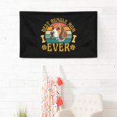 Beste Beagle-Mutter überhaupt, lustiger Beagle-Hun Banner (Insitu)