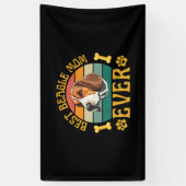 Beste Beagle-Mutter überhaupt, lustiger Beagle-Hun Banner (Vertikal)