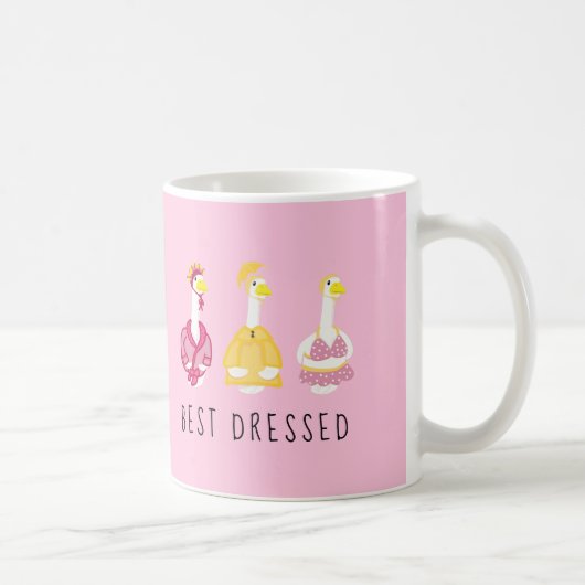 Beste Bekleidete Lustige Veranda Gans Kaffeetasse (Rechts)