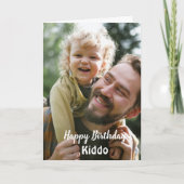 Beste benutzerdefinierte, moderne Foto-Geburtstags Karte (Vorderseite)