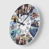 Beste benutzerdefinierte Personalisierte Foto-Wand Große Wanduhr (Winkel)