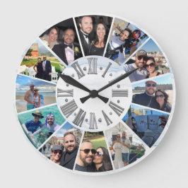 Beste benutzerdefinierte Personalisierte Foto-Wand Große Wanduhr
