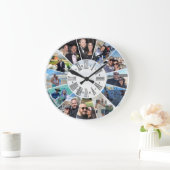 Beste benutzerdefinierte Personalisierte Foto-Wand Große Wanduhr (Zuhause)
