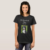 Beste Bernedoodle-Mutter in Schwarz-Weiß seit Datu T-Shirt (Vorne ganz)