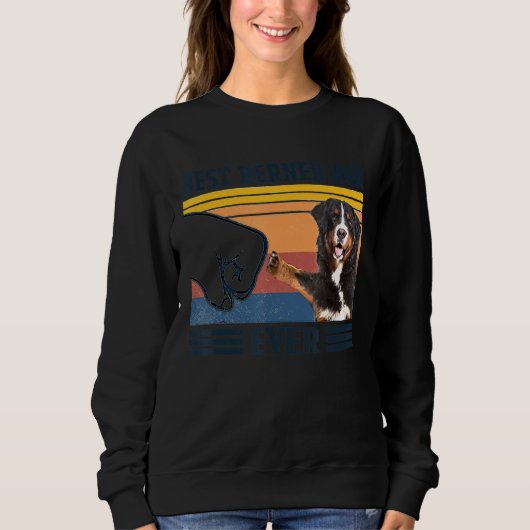 Beste Berner Mama Hunde Jung Mama Mutter Sweatshirt (Vorderseite)
