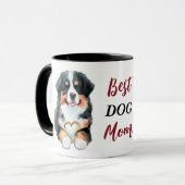 Beste Berner Sennenhund-Mama Tasse (Vorderseite Links)