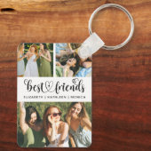 Beste BESTE FREUNDIN Foto Collage Beste Freunde fü Schlüsselanhänger (Rückseite)