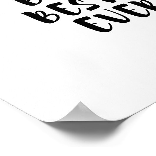 Beste bestie poster (Ecke)