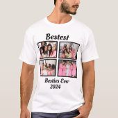 Beste Besties 4 FotoCollage T-Shirt (Vorderseite)
