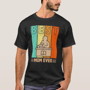 Beste biblische Mama je Retro-Grafik-Mutter' T-Shirt
