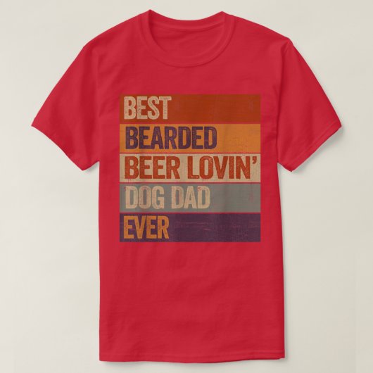 Beste Biersorte Lovin Vater Haustier Besitzer G T-Shirt (Design vorne)