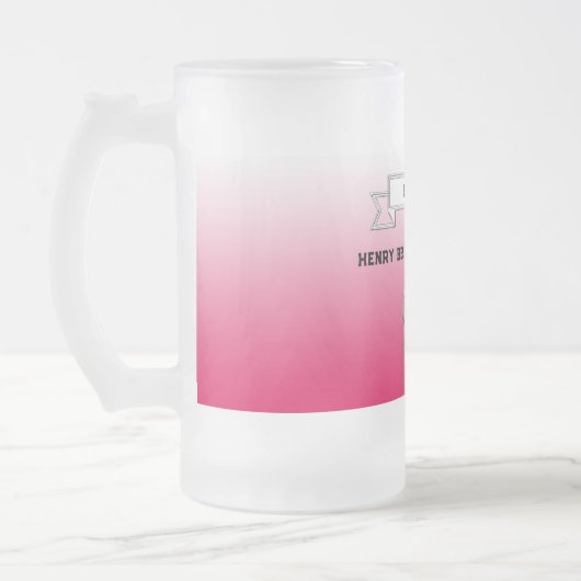 Beste Biersorte Sommelier & Rotes Weißes Foto Mattglas Bierglas (Links)