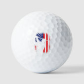Beste BIG BRO Par Golfer Golfspiel Golfball (Vorderseite)