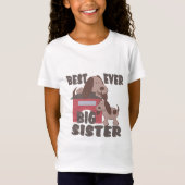 Beste Big Sister Ever/Doghouse T-Shirt (Vorderseite)