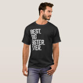 Beste Big Sister je Niedlich & Funny Liebe Geschen T-Shirt (Vorne ganz)