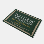 Beste Billard Zimmerdekoration, Billard Zimmer Rug Fußmatte (Schrägansicht)
