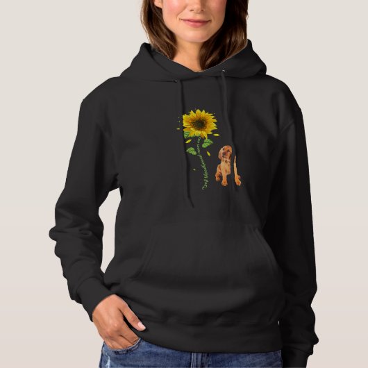 Beste blutende Mama je Sonnenblume Hoodie (Vorderseite)