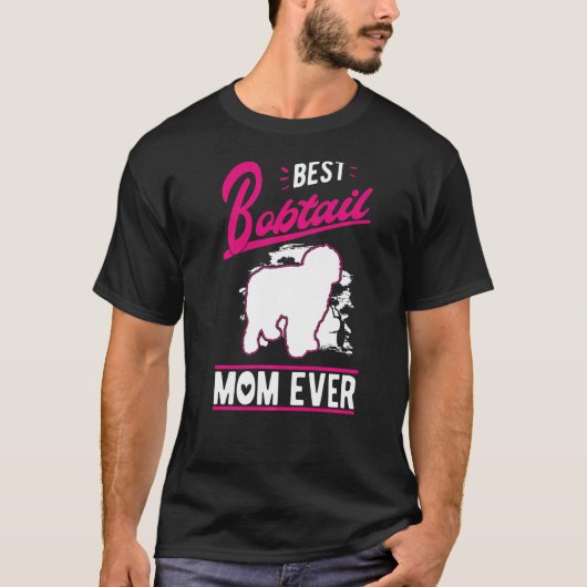 Beste Bobtail-Mama je T-Shirt (Vorderseite)