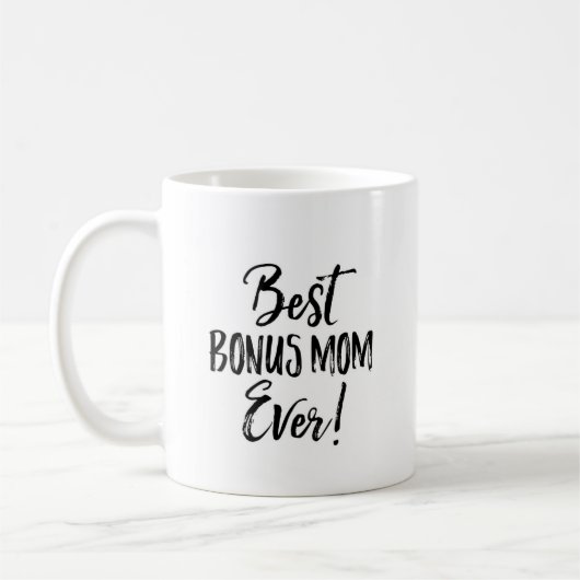 Beste Bonus-Mama je Kaffee-Tasse Kaffeetasse (Links)