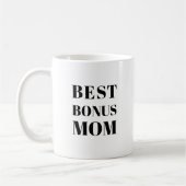 Beste Bonus-Mama Muttertag oder Geburtstag Kaffeem Kaffeetasse (Links)