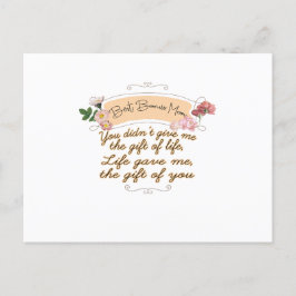 Beste Bonus-Mama Postkarte