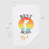 Beste Boote nach Par Custom Modern Golfhandtuch (Insitu)