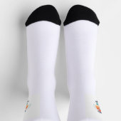Beste Boote per Par Custom Retro Golf Lover Socken (Oben)