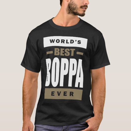 Beste Boppa je T-Shirt (Vorderseite)