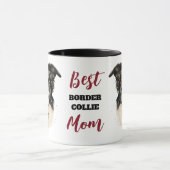 Beste Border Collie Hundemutter Tasse (Zentrum)