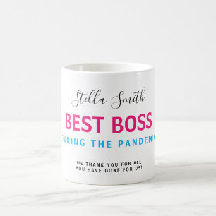 BESTE BOSS-COVID-PANDEMIE KAFFEETASSE