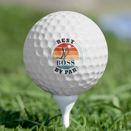Beste Boss nach Par Custom Retro-Vorratshaltung Ge Golfball