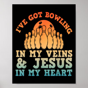 Beste Bowlinge für Männer Frauen Christlicher Bowl Poster