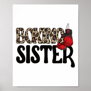 Beste Box-Schwester Stolz Boxen Sis Poster