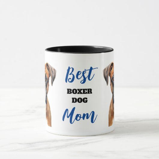 Beste Boxer-Dog-Mama Tasse (Zentrum)