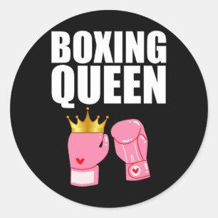 Beste Boxkunst für Mädchen Frauen Handschuhe Boxen Runder Aufkleber