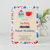 Beste britische Party Einladung (Stehend Vorderseite)