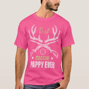 Beste Buckin' Pappy Ever Deer Jäger Jagd Vater T-Shirt